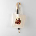 thumbnail image 6 of CafePress - Vintage Christmas Santa Claus Tote Bag - Unisex Canvas Tote Bag, Beige, 1-Piece, 6 of 8