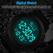 Tmalltide Mens Digital Watch Digital Watches with Stop Watch for Men- Sports Military Watches Waterproof Outdoor Chronograph Military Wrist Watches for Men with LED Back Ligh/Alarm/Date