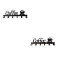 thumbnail image 3 of Advancent Wall Mounted Coffee Mug Holder Multifunction Cups Tea Rack for Restaurant Tipo 1 2piezas, 3 of 6