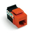 thumbnail image 2 of Leviton 5G108-RO5 GigaMax 5E QuickPort Connector, Cat 5E, Orange, 2 of 2