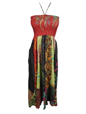 Mogul Women Vintage Handmade Hippie Maxi Dresses free people, spell gypsy, kinfolk, boho Dress, yogi dresses, festival fashion S/M