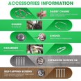 thumbnail image 3 of Columpio sensorial para niños con necesidades especiales (hardware incluido), columpio sensorial de interior amigable para niños o al aire libre – Hamaca de columpio de terapia de compresión, 3 of 4