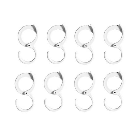 

Sehao Multifunctional adjustable lock hook S-shaped coat hook 8PC