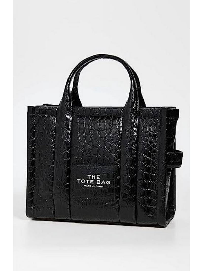 Marc Jacobs Women's The Croc-Embossed Medium Tote Bag, Black