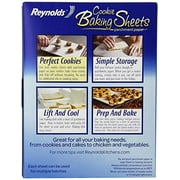Reynolds Cookie Baking Sheets Non-stick Parchment Paper, 12in X 16in 4 Count(pack of 4)total 16