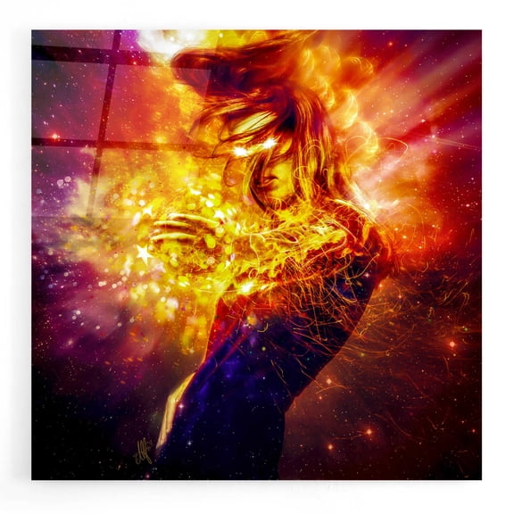 Epic Art 'Magic' by Mario Sanchez Nevado, Acrylic Glass Wall Art, 12"x12"