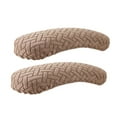 thumbnail image 5 of deevoka 2Pcs Office Chair Armrest Covers Armchair Arm Covers Elastic Slipcovers Washable Khaki, 5 of 9
