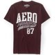 thumbnail image 1 of Aeropostale Aero Athletics Puff Paint Graphic Camiseta para Hombre, Rojo, X-Large Aeropostale Camiseta gráfica, 1 of 1