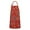 Red Christmas Gingerbread-1, variant on Red Christmas HO Apron-Garden Aprons for Women with Pockets-Cotton Linen Waterproof Kitchen Cooking Gardening Aprons Adjustable for Kitchen,Cooking,BBQ and Salon 32"x27"