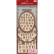 Jolee's French General Alphabet Pack Dimensional Stickers