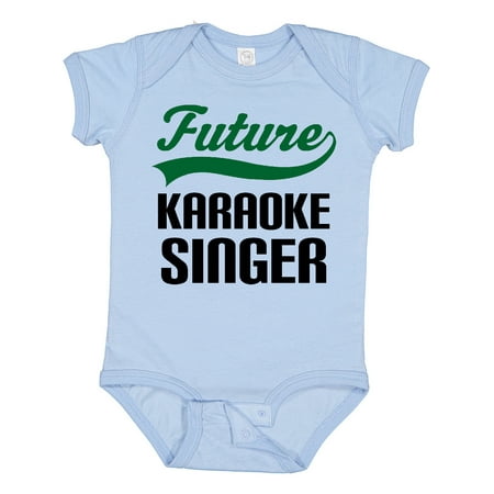 

Inktastic Future Karaoke Singer Gift Baby Boy Bodysuit