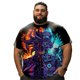 thumbnail image 1 of playera grande y alto para hombre big and tall men t shirt camisas playeras manga corta 5XLT 3DTS10084, 1 of 7