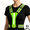 Bright Green, variant on USB Rechargeable LED Safety Vest, 5-Color 3-Mode Light Up Reflective Vest for Running Cycling Night Work, Adjustable Hi-Vis Gear for Adults & Kids