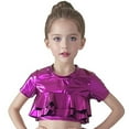 thumbnail image 3 of Gunia Girls Sequin Top Glitter Sleeveless Dance Blouse Performance Dancewear Party Sparkly Tops For Girl Purple, 3 of 4