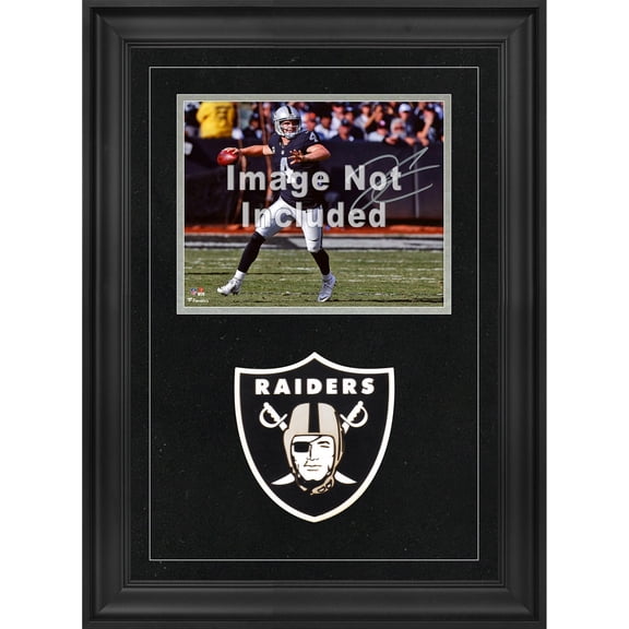 Las Vegas Raiders 8'' x 10'' Deluxe Horizontal Photograph Frame with Team Logo