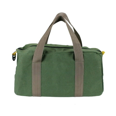 

Mechanics Tools Storage Carrying Bag Organiser Shoulder Strap Zip Fastener Pouch Canvas Tote Pack 14 inch