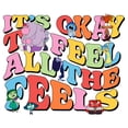 thumbnail image 2 of Girl's Inside Out 2 It’s Okay To Feel All the Feels Graphic T-Shirt, 2 of 4