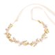 thumbnail image 1 of Nvzi Horquillas para el pelo de boda con flores para novias, peinetas con perlas de cristal, pinzas para el pelo, tocado, accesorios para el pelo de boda dorados, joyas - doradas, 1 of 5