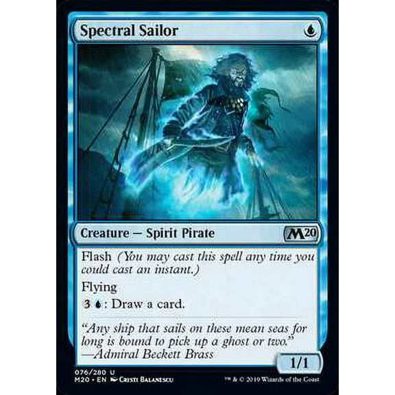 MtG Core Set 2020 Spectral Sailor #76