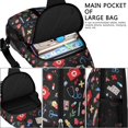thumbnail image 4 of Birthday Dinosaur Print Crossbody Bag – Colorful Cartoon Style, Lightweight, Breathable Padding – Perfect Gift for Dino Lovers, 4 of 5