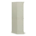 thumbnail image 3 of Bowery Hill Traditional Wood Seaside Corner China Cabinet in White, 3 of 10