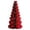 Red, variant on CozyFiel 9‑Layer Folded Paper Christmas Tree, Pleated 3D Paper Tabletop Tree for Home Mantel Shelf Seasonal Party Display Decor
