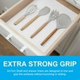 thumbnail image 4 of AnTom Snow-White PVC Shelf Liner, Non-Adhesive and Non-Slip Breathable Drawer Liner Mat for Kitchen Cabinet Refrigerator - 12 inches x 20 ft, 4 of 6