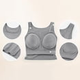 thumbnail image 6 of LIZUOJUN Under $7 Women Tank Tops Built-in Bra Racerback Slim-Fit Camisole Sleeveless Casual Shirts Trendy Workout Tops Versatile Layering Daily Wear, Gray, Camisole, XL, 6 of 8