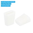 thumbnail image 3 of REGALWOVEN Kitchen Sink Rack Feet, Rubber Rack Bottom Protective Replacement White, 3 of 6