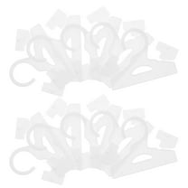 Reusable Dehumidifier Bags with Hooks for Closet Moisture Absorber Made of Durable Plastic White