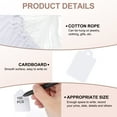 thumbnail image 3 of Uxcell Price Tags with String Attached, 100Pcs White Gift Jewelry Tag for Labeling, 1.89 x 1.18Inch, 3 of 5