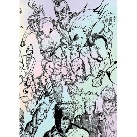 Crazy Crews: Post-Apocalyptic Society Journal - Multicolor (Paperback)