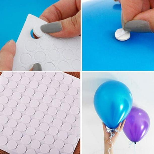 100 Pcs Balloon Glue Point Double Sided Adhesive Dots Tape Glue Stickers Birthday Wedding Balloon Decoration Arts Diy Projects Walmart Com Walmart Com