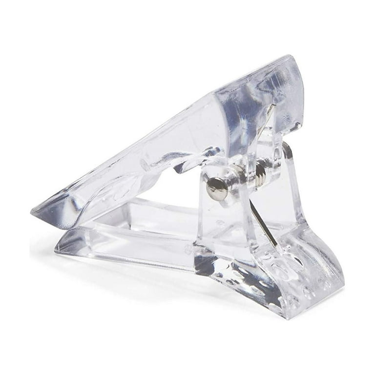 ZBX 10Pcs Nail Tips Clip Clear Transparent Nail Clips for Quick Building  Polygel nail forms Nail