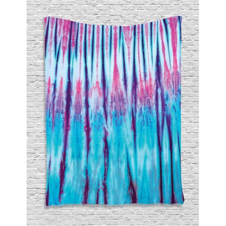 Ethnic Tapestry Close Up Of Vertical Gradient Tie Dye Effect