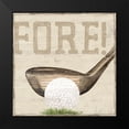 thumbnail image 2 of Reed, Tara 12x12 Black Modern Framed Museum Art Print Titled - Golf Days V-Fore!, 2 of 5