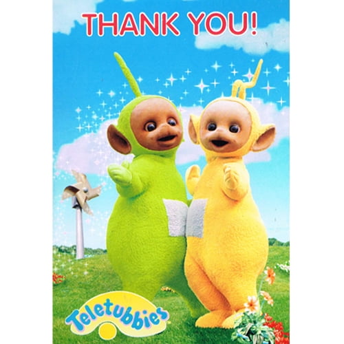 Teletubbies Thank You Notes w/ Env. (8ct) - Walmart.com - Walmart.com