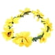 thumbnail image 3 of Yellow Metal Flower Headband for Bride Wedding Decorations with Beautiful Design and Style 7.5 Inches, 3 of 3