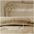 thumbnail image 3 of Southshore Fine Living, Inc. California/King Comforter, Fluffy Down Alternative Comforter, Soft Sand, 3 of 9