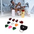 thumbnail image 1 of Guitar Slide Set, Guitar Slide Pick Set 60mm Easy Performance Portable  for Bass Banjo Ukulele, 1 of 7