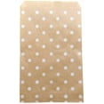thumbnail image 3 of Flat Paper White Polka Dot Kraft Gift Bags 4" x 6" for Merchandise, Crafts, Party Favors, Retail 100pc, 3 of 3