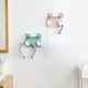 thumbnail image 5 of Soporte para secador de pelo Advancent estante de almacenamiento de soplador de aire organizado para baño de pared verde, 5 of 6