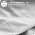 thumbnail image 4 of Ivy Union Microfiber Sheet Set - 4-Pieces - Breathable - Deep Pocket, Full, Cloud Gray, 4 of 6
