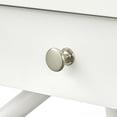 thumbnail image 4 of TMS Vera Adult Mid-Century Rectangle Portable Writing Desk with Storage, White, 4 of 5