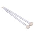 thumbnail image 2 of Drum Mallet Set, 2Pcs Even Percussion Felt Head Drums Mallets Accessory  For Performance White, 2 of 8