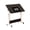 Black, variant on Kojooin Folding Standing Desk with Wheels, Height Adjustable Portable Laptop Table for Small Home Office, Study, Sofa or Bedside Use