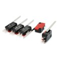 thumbnail image 3 of PAMINGONO 5Pcs Hinge Lever Switch Micro Switch Spdt Red Metal for Oven Interlock, 3 of 3