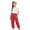 czb# Red259, variant on CUZIBR Girls Toddler Summer Pants Elastic Ankle Jogger Pants With Cute Patch Side Pockets Solid Color Loose Lightweight Outdoor Play Beach Trousers For Kids,Blue,3-4 Years