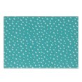 thumbnail image 2 of Turquoise and White Cutting Board, Raindrops in Doodle Style Cloudy Wet Weather Day Inspirations, Decorative Tempered Glass Cutting and Serving Board, Small Size, Turquoise and White, by Ambesonne, 2 of 5
