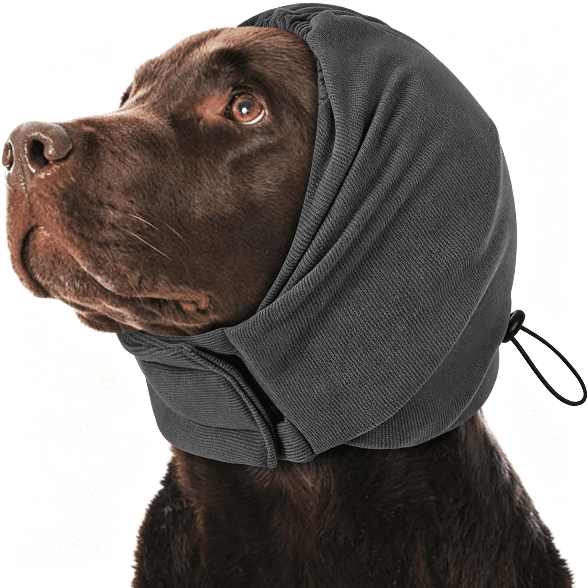 BPPEG Dog Calming Hoodie Soft &Amp; Adjustable No Shake Ear Wrap for Dogs Hematoma Noise Protection Dog Head Muffs Anxiety Relief Ear Cover for Dogs for Fireworks Separation Drying Thunder